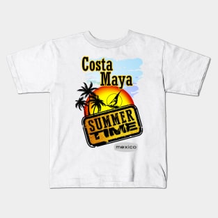 Costa Maya, Mexico Kids T-Shirt